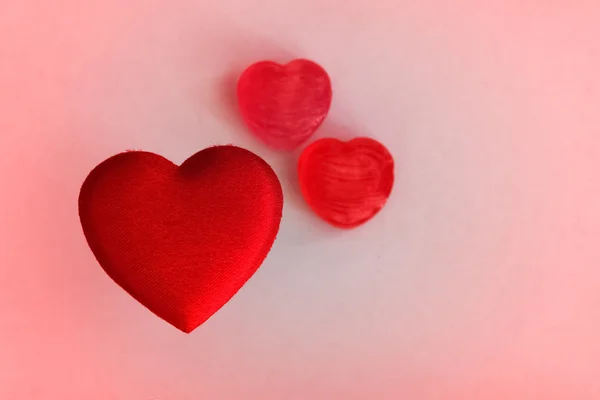 Fondo del corazón, color rosa — Foto de Stock