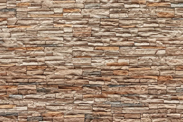 Стіна коричневої цегли, натуральний колір — стокове фото