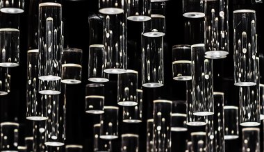 modern tavan aydınlatma, yakın çekim