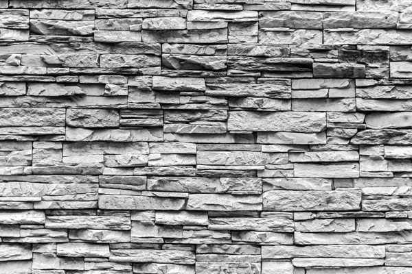 Old Brick Wall Background, B & W — стоковое фото