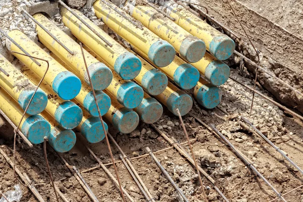 Underground electrical conduit — Stock Photo, Image