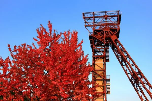 Industrie en natuur Stockfoto