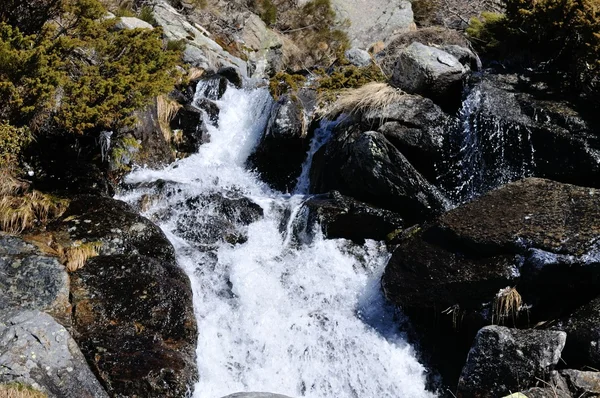 Bevroren rivier — Stockfoto