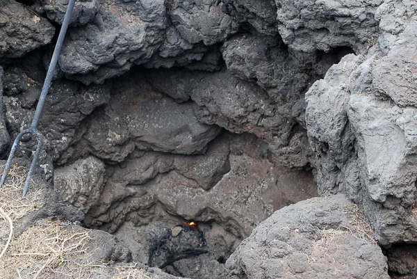 火山岩在兰萨罗特岛 — 图库照片