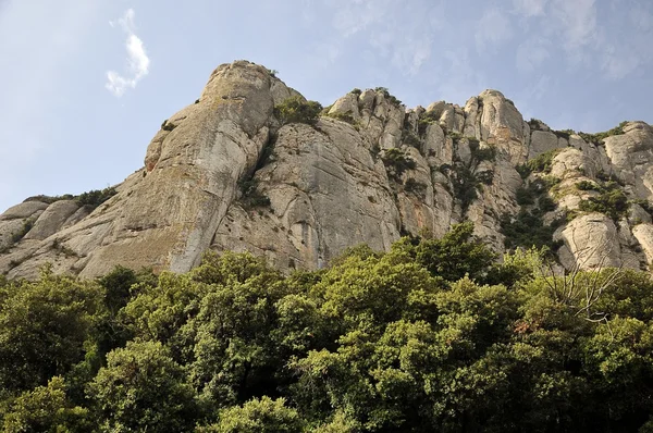 蒙特塞拉特的山 — 图库照片