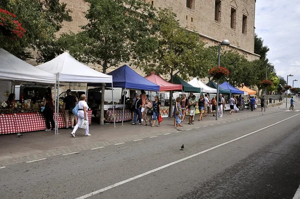 Mercato montserrat — Foto Stock