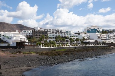 Playa blanca manzara