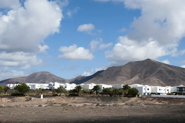 Lanzarote domy — Stock fotografie