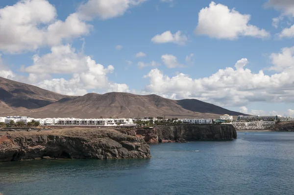 Utsikt över playa blanca — Stockfoto