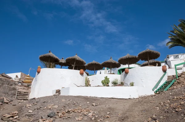 Lanzarote domy — Stock fotografie