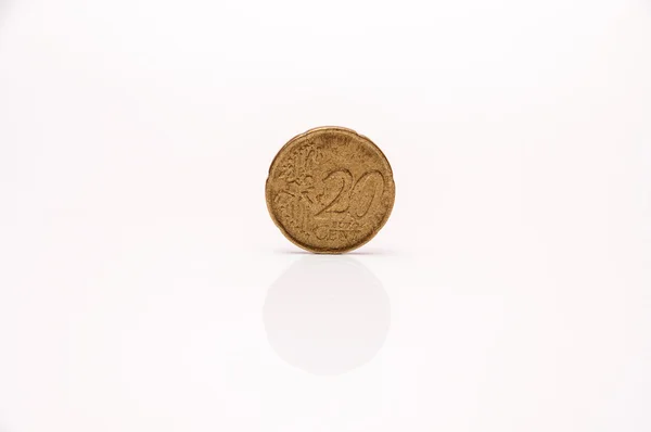 Coin 20 cents — Stock Photo, Image