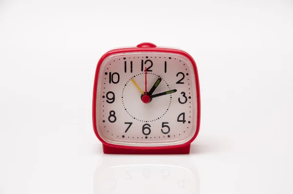 Horloge rouge — Photo
