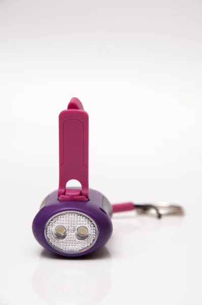 Lampe de poche lilas — Photo