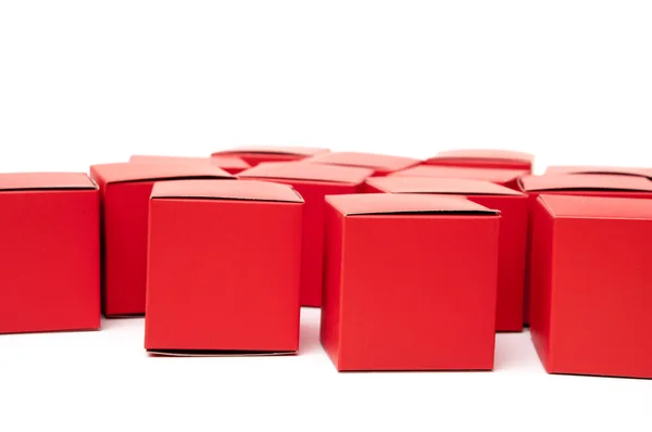 Cubos vermelhos — Fotografia de Stock