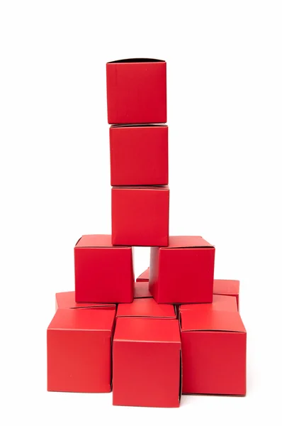Cubi rossi — Foto Stock