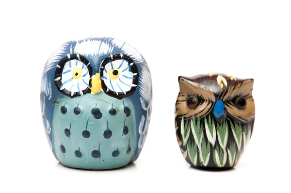 Colorful owls — Stock Photo, Image
