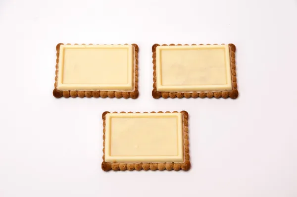 Galletas de chocolate blanco —  Fotos de Stock