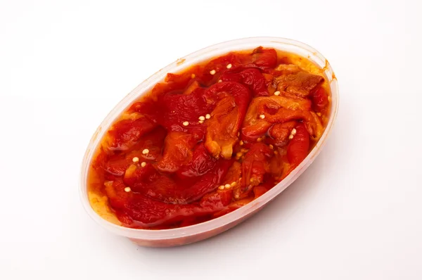 Skål med paprika — Stockfoto