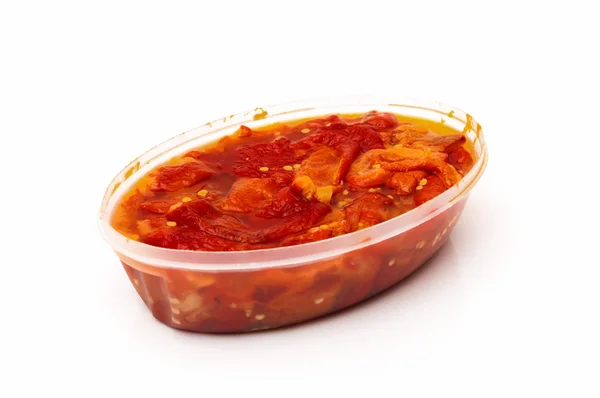 Skål med paprika — Stockfoto