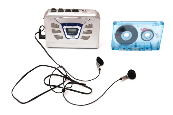 Tape walkman met muziek — Stockfoto