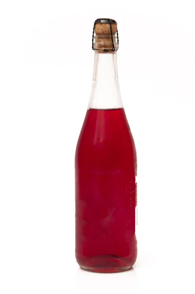 Flasche Rotwein — Stockfoto