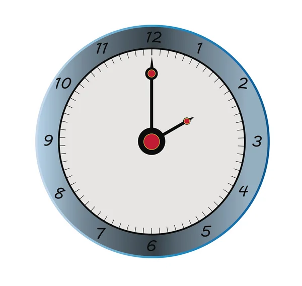 Dibujo de un reloj — Vector de stock