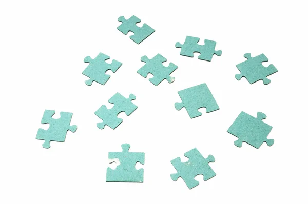 Puzzel stukjes — Stockfoto