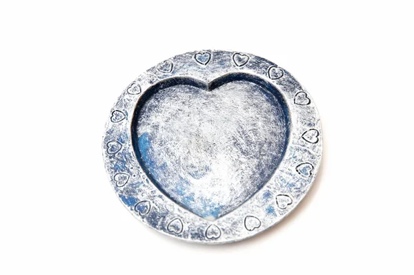 Heart shaped ashtray — Stock Photo, Image
