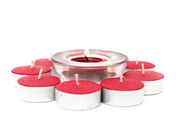 Candele rosse — Foto Stock