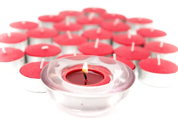 Candele rosse — Foto Stock