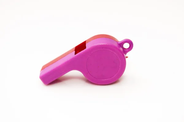 Gekleurde whistle — Stockfoto