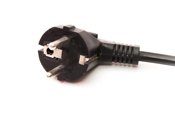 Conector negro — Foto de Stock