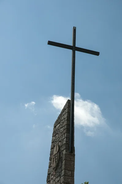Kříž montserrat — Stock fotografie