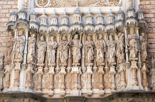 Sculptures in the monastery of Montserrat — Stock Photo, Image