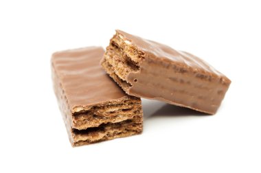 Çikolata parçacıklı kurabiye.