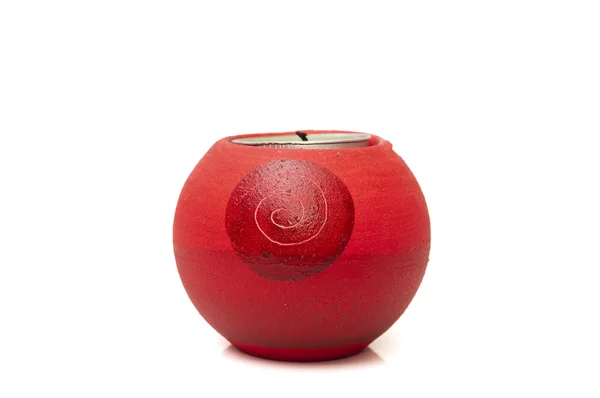 Design red candle — Stock Photo, Image