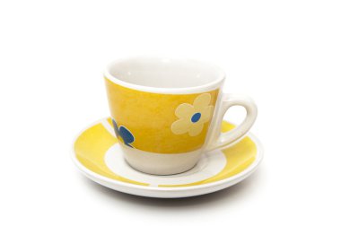 Kahve bardağı sarı renk