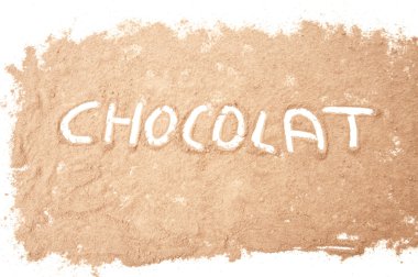 Çikolata tozu arka plan