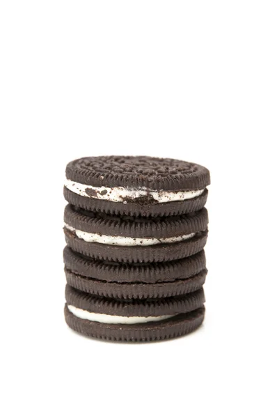 Galletas de chocolate con crema — Foto de Stock