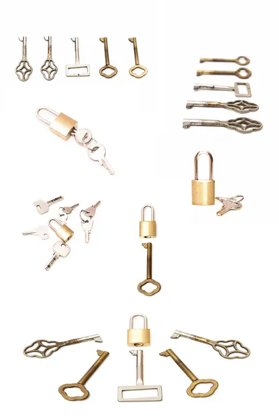 Anahtar ve kilitleri — Stok fotoğraf