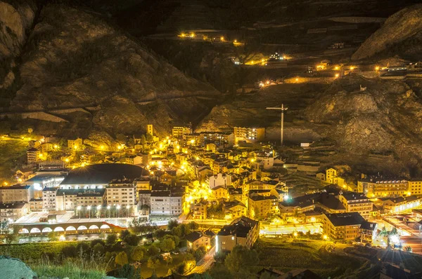Andorra la vella dorf — Stockfoto