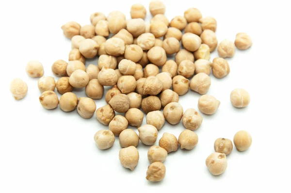 Spanish chickpeas on a white background — Stock Photo, Image