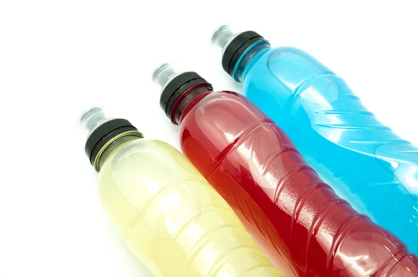 Diferentes sabores de bebidas energéticas — Fotografia de Stock
