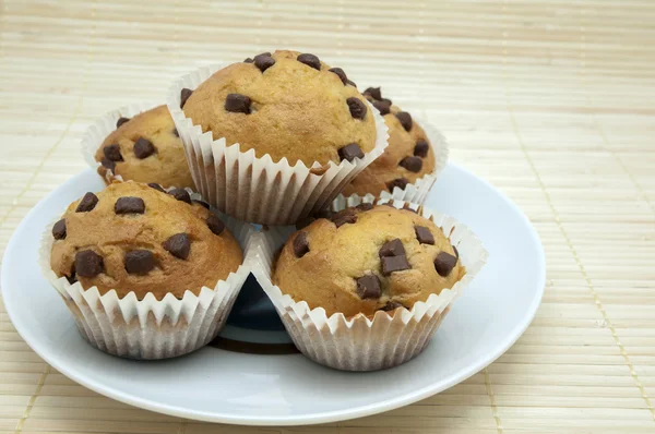 Chocolate muffins — Stock Photo, Image