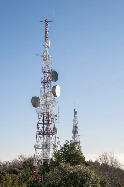 Technologicznych anteny — Zdjęcie stockowe