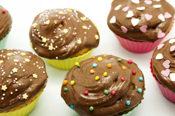 Süslü cupcakes — Stok fotoğraf