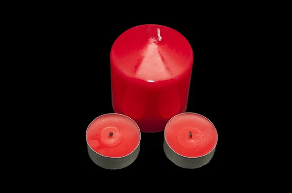 Candele rosse — Foto Stock