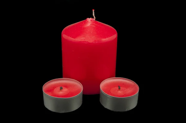 赤い蝋燭 — ストック写真