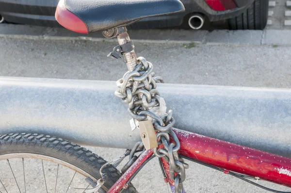 자전거 깨달았습니다 — 스톡 사진