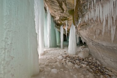 Lake Superior Ice Cave clipart